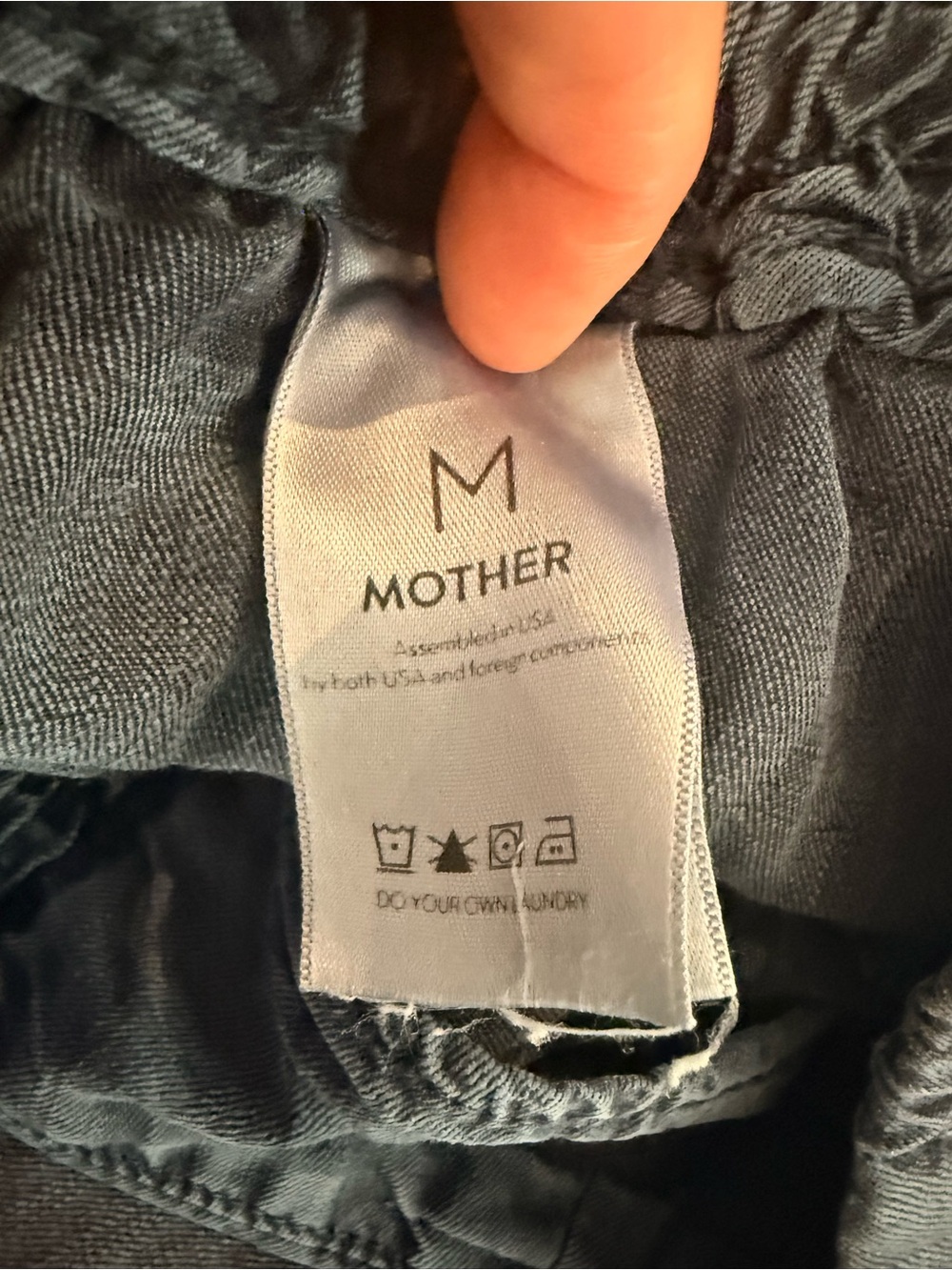 MOTHER The Bingo Fray Cropped Wide Leg Pants Medium - Picture 15 of 16
